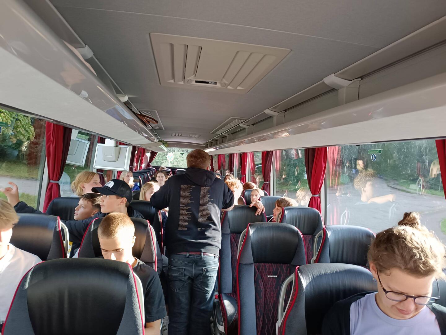 Kontrolle im Bus