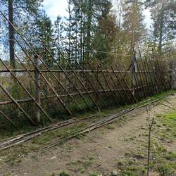 Zaun beim Startbereich