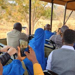 They are thrilled to see African Animals