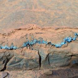 Crocidolite - blue asbestos 😟