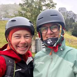 Gut eingepackt für die Rückfahrt