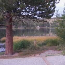 O Haver Lake Campground auf halbem Weg zum Marshall Pass: Idylle pur