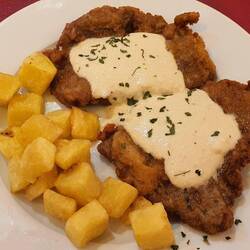 Menu du soir : escalopes