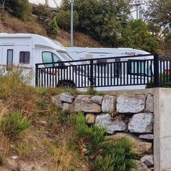 Stellplatz mit kostenloser Ver- und Entsorgung! Dank an die Gemeinde!