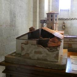 This is a model of the state of the church in about 1896 before renovation