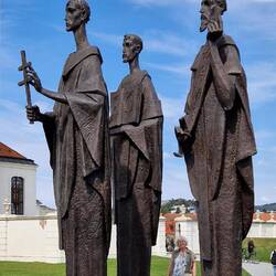 De drie belangrijkste missionarissen van het Oosten: Cyrillus, Methodius en Gorazda