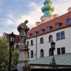 De entree van de stad