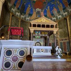 The chapel's chancel