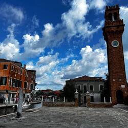 A small square in Murano.