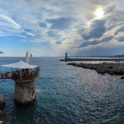 The diver restaurant. Check out the diving board.