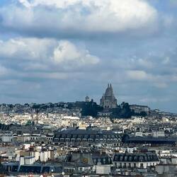 The view of the hill of Monmartre