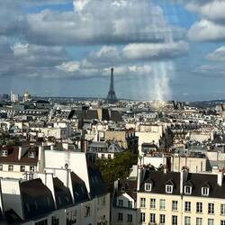 Eiffel Tower from the Pompadour escalator