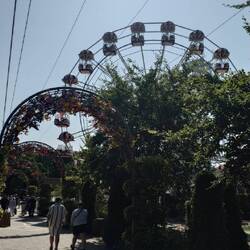 Erstmal auf's Riesenrad, Überblick verschaffen
