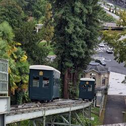 .. überbrückt gerade einmal 109 m Länge und 26 m an Höhen