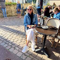 Perfect cappuccino morning Bayeux