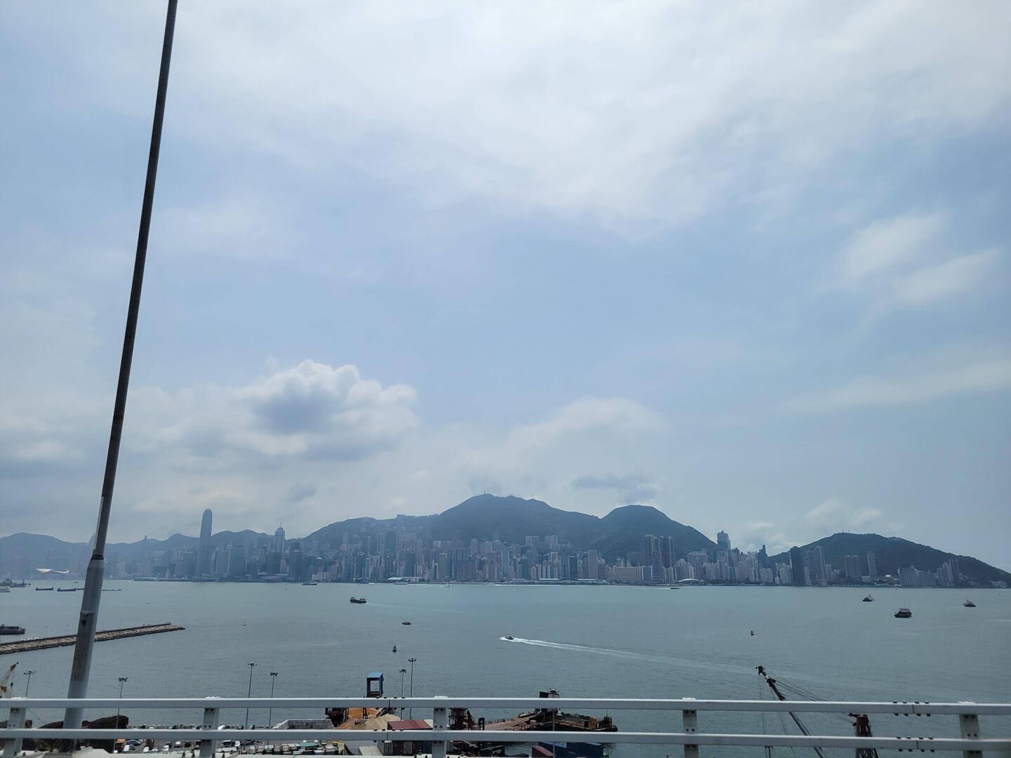 Letzter Blick auf Hongkong