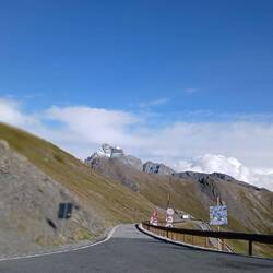 Col d'Agnel 2.744 m. Og Mont Viso i baggrunden