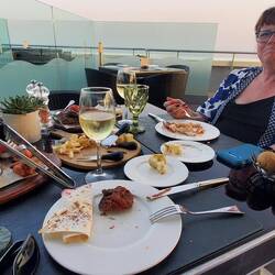 Supper at Sky Grill Restaurant
