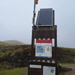 It was cold, wet and very windy at the top of the Leopolder pass, not many stopped, even for a photo.