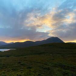 Aussicht beim Abendessen