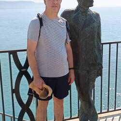 Avec Alphonse XII sur le balcon de l'Europe