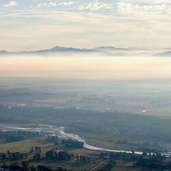 A little fog, a little wildfire smoke!