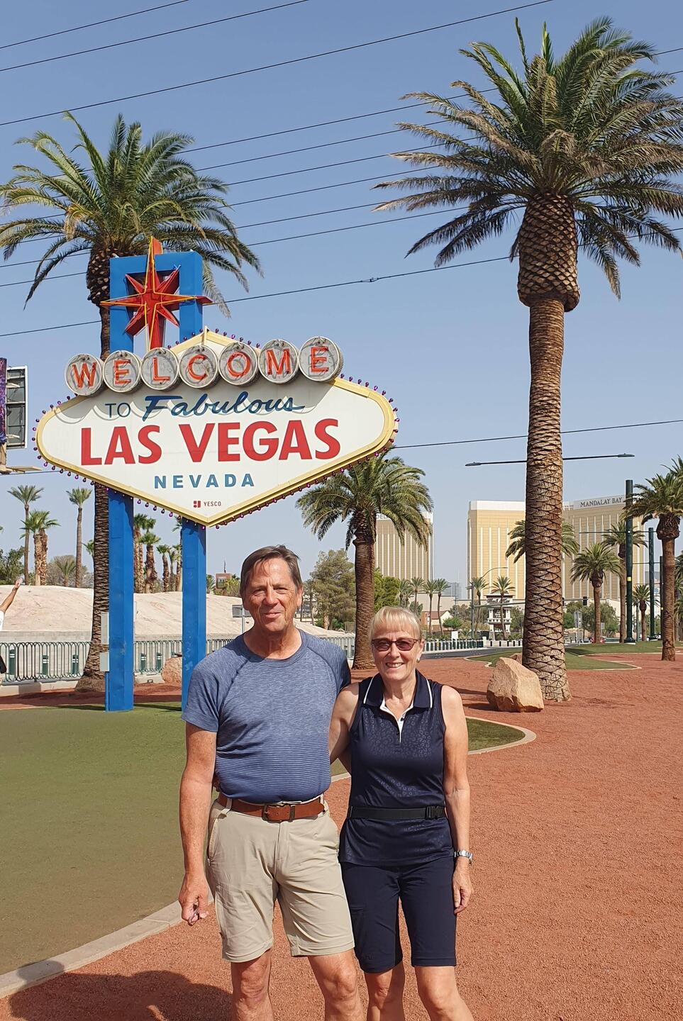 Das berühmte Las Vegas Zeichen.