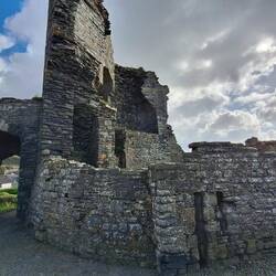 Ruinenreste in Aberystwith