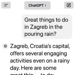 ChatGPT to the rescue for ideas!