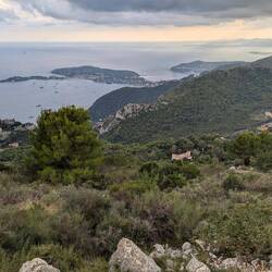 You can easily see the Church of Éze