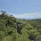 Landschaft Indonesiens vom Zug aus