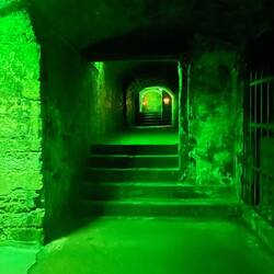 Inside the vault complex