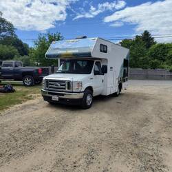 Our RV at the rental place