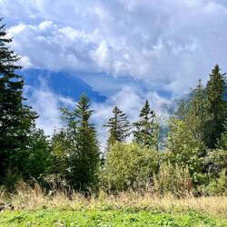 Wer durch die Nebelschwaden guckt sieht unten den Genfersee 🤩