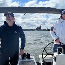 Erster Ableger bei viel Wind schräg von vorn klappte hervorragend.