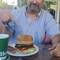 Now that's a burger!!