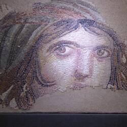 Gypsy girl mosaic