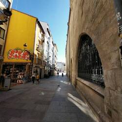 I was surprised how close shops were to the cathedral