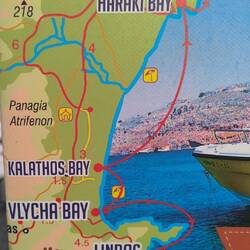 Hier sieht man unsere Tour