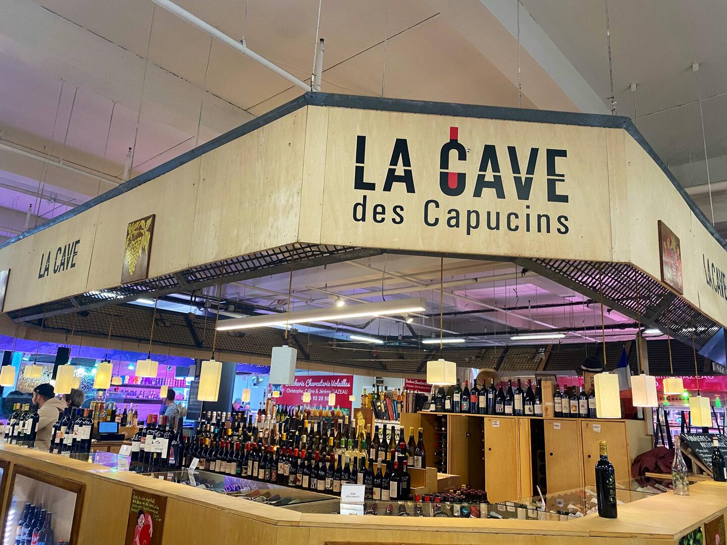 Wine - always a key shop in French markets