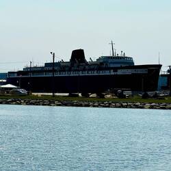 SS Spartan a car ferry. It stayed in port today. Saw while walking sculpture park