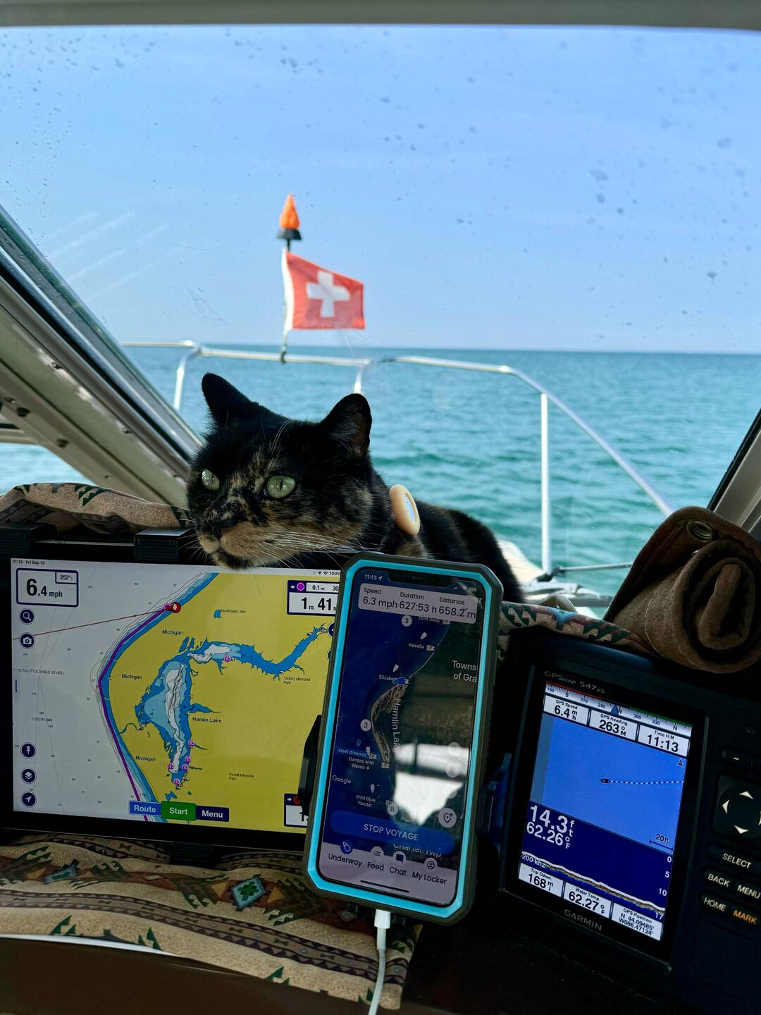 I'm sure everyone's navigation display looks like this 😆