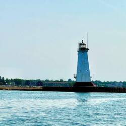 Ludington North Breakwater Light 1924