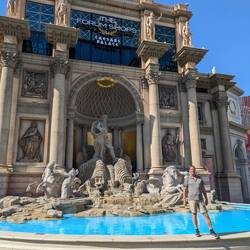 Rom am Caesars Palace Hotel.