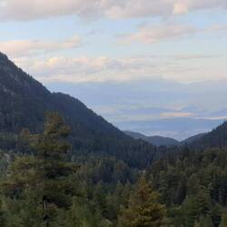 Unten liegt meine heutige Übernachtung.