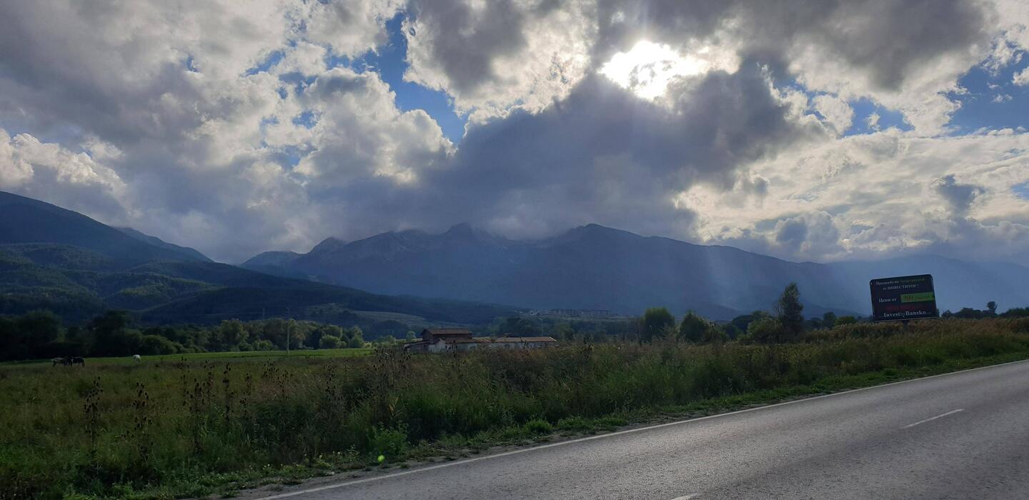 Die Berge bei Bansko