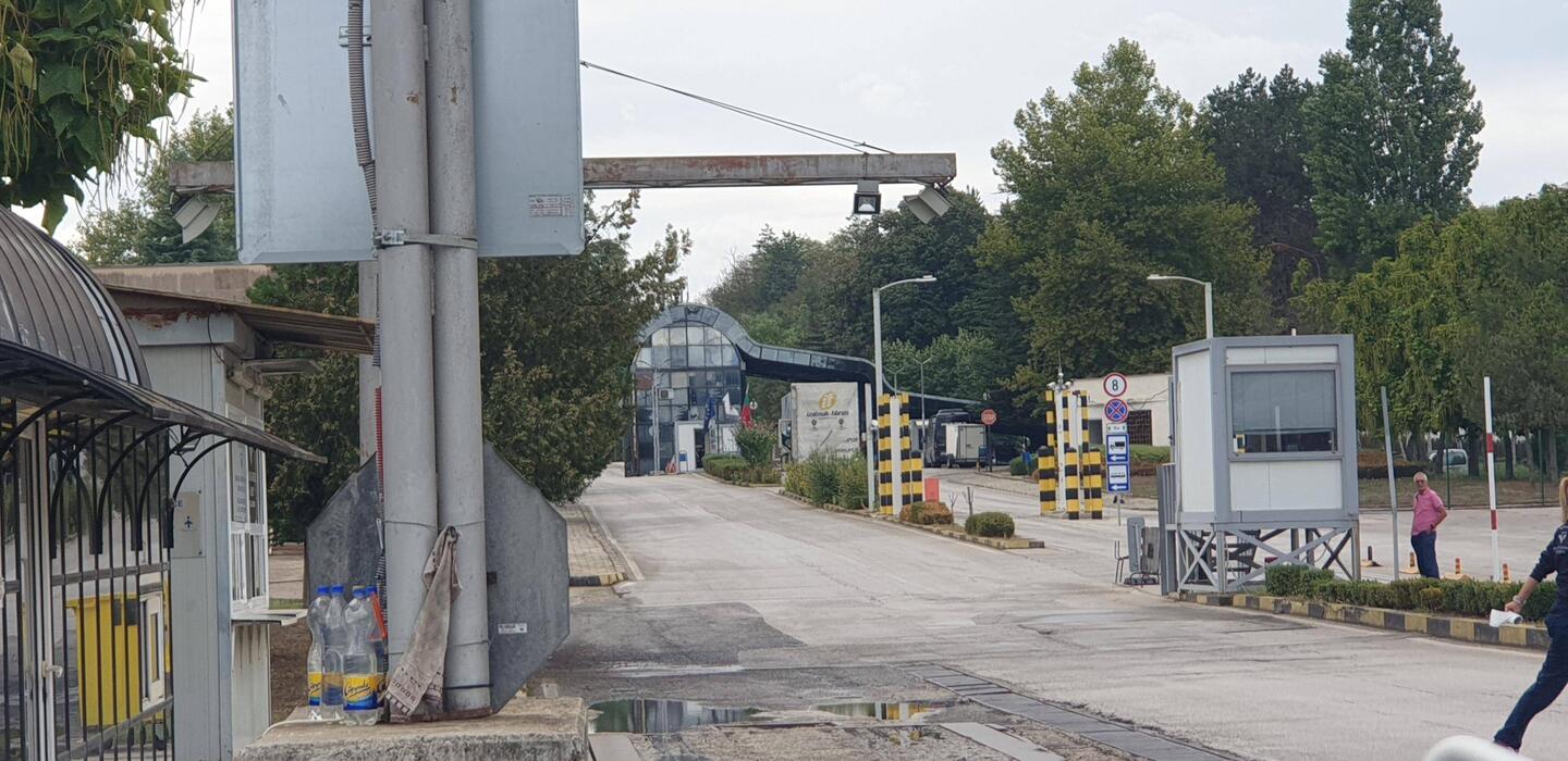 EU-Grenze zu Nordmazedonien.