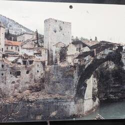 Bridge damage during the 1990s war