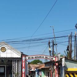 Jedes Wohnviertel hat sein eigenes Eingangstor