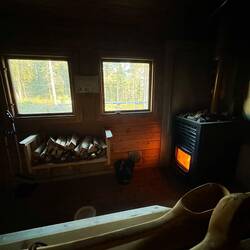 Sauna mit Waldblick